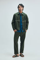 Pine Co-Linen Men's Track Jacket
