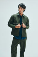 Pine Co-Linen Men's Track Jacket