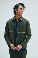 Pine Co-Linen Men's Track Jacket