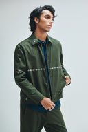 Pine Co-Linen Men's Track Jacket