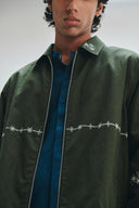 Pine Co-Linen Men's Track Jacket