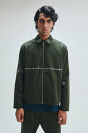 Pine Co-Linen Men's Track Jacket