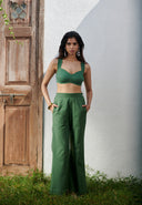 Thyme Co-Linen Bell Bottom Pants On Sale