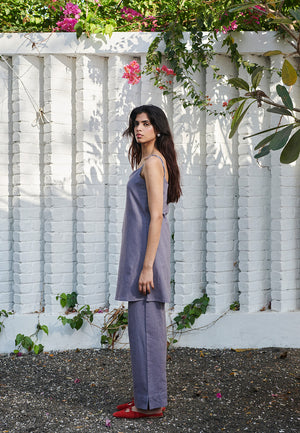 Dusk Co-Linen Slip Kurta