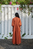 Amber Co-Linen Three Tiered Dress On Sale