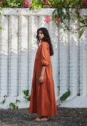 Amber Co-Linen Three Tiered Dress On Sale
