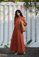 Amber Co-Linen Three Tiered Dress On Sale
