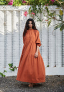 Amber Co-Linen Three Tiered Dress On Sale
