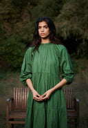 Thyme Co-Linen Three Tiered Dress On Sale