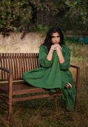Thyme Co-Linen Three Tiered Dress On Sale