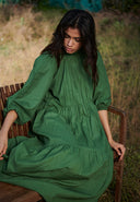 Thyme Co-Linen Three Tiered Dress On Sale