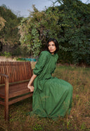 Thyme Co-Linen Three Tiered Dress On Sale