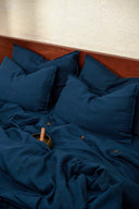 Indigo Linen Pillowcases