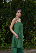 Thyme Co-Linen Slip Kurta On Sale