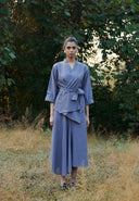 Dusk Co-Linen Wrap Jacket On Sale