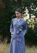 Dusk Co-Linen Asymmetrical Skirt Set