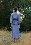 Dusk Co-Linen Wrap Jacket On Sale