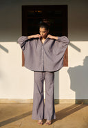 Dusk Co-Linen Dolman Shirt On Sale