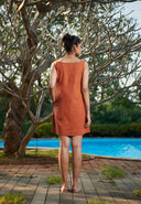 Amber Co-Linen Shift Dress