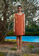 Amber Co-Linen Shift Dress