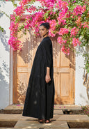 Carbon Co-Linen Three Tiered Dress On Sale