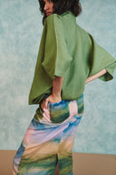 Prism Co-Linen Midi Skirt