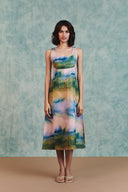 Prism Co-Linen Panelled Dress