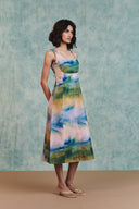 Prism Co-Linen Panelled Dress