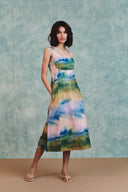 Prism Co-Linen Panelled Dress