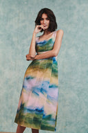 Prism Co-Linen Panelled Dress