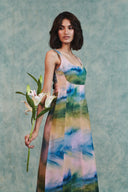 Prism Co-Linen Panelled Dress