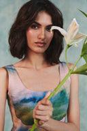 Prism Co-Linen Panelled Dress