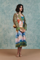 Blot Co-linen Kantha Bolero Jacket