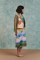 Blot Co-linen Kantha Bolero Jacket