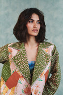 Blot Co-linen Kantha Bolero Jacket