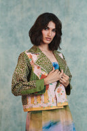 Blot Co-linen Kantha Bolero Jacket