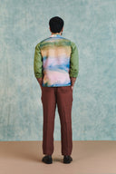 Prism Co-Linen Men's Nehru Jacket