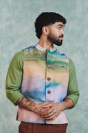 Prism Co-Linen Men's Nehru Jacket