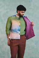 Prism Co-Linen Men's Nehru Jacket