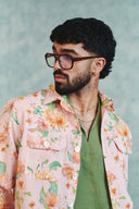 Flora Co-Linen Men's Trucker Jacket Set