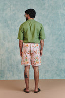Moss Linen Men's Popover Shirt - Sale