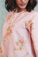 Flora Co-Linen Round Hem Kurta Set