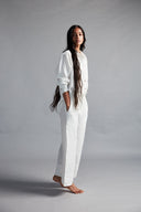 Taj Linen Pyjama Pants On Sale