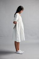 Taj Linen Farm Dress On Sale