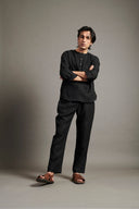 Kohl Linen Men's Short Kurta On Sale