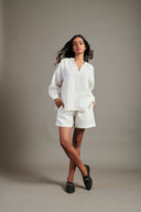 Taj Linen Billow Shorts Set