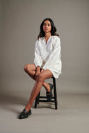 Taj Linen Billow Shorts Set