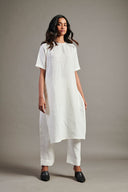 Taj Co-Linen Half Sleeves Kurta - Sale