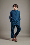 Indigo Linen Men's Lounge Pants