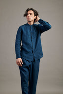 Indigo Linen Men's Lounge Pants